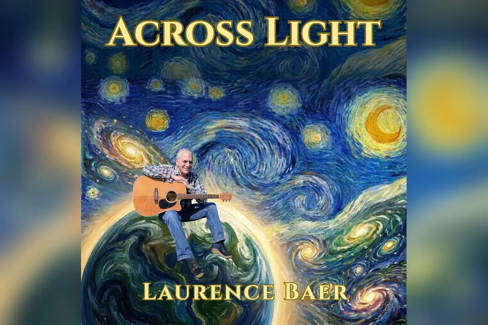 Album cover for Across Light by Laurence Baer